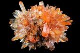 Orange Creedite Crystal Cluster - Durango, Mexico #79378-1